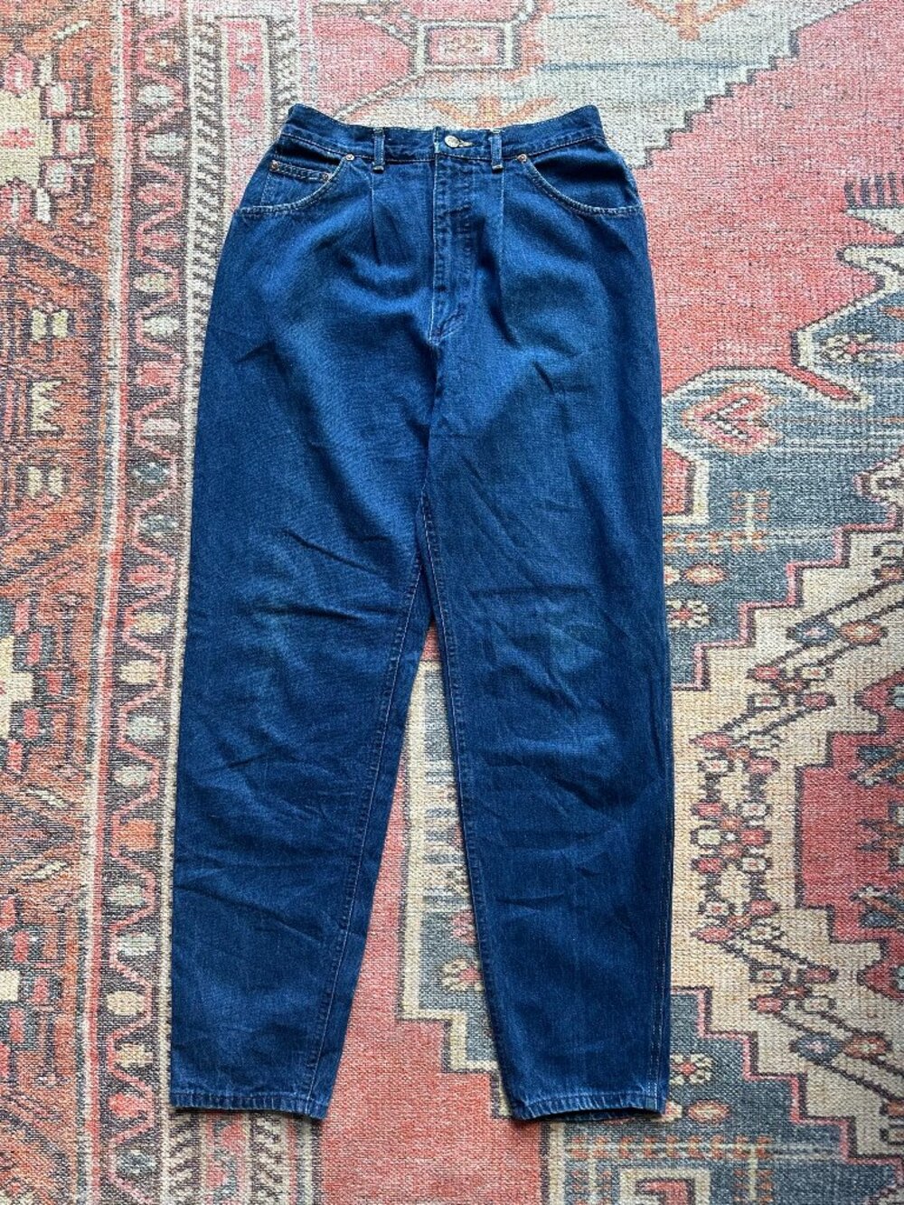 Vintage 80s Lee Riders High Waisted Pleated Jeans USA Made